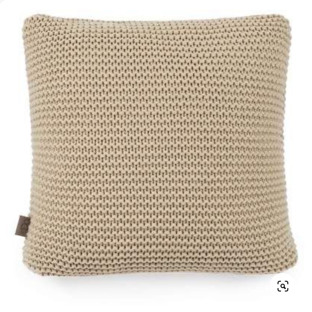 NWT UGG Snow Creek Throw PILLOW Beige RARE FIND!